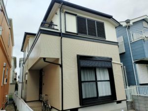 市川市 東菅野 外壁・屋根塗装工事 竣工しました。
