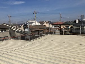 八千代市大和田 外壁屋根塗装工事 高圧洗浄